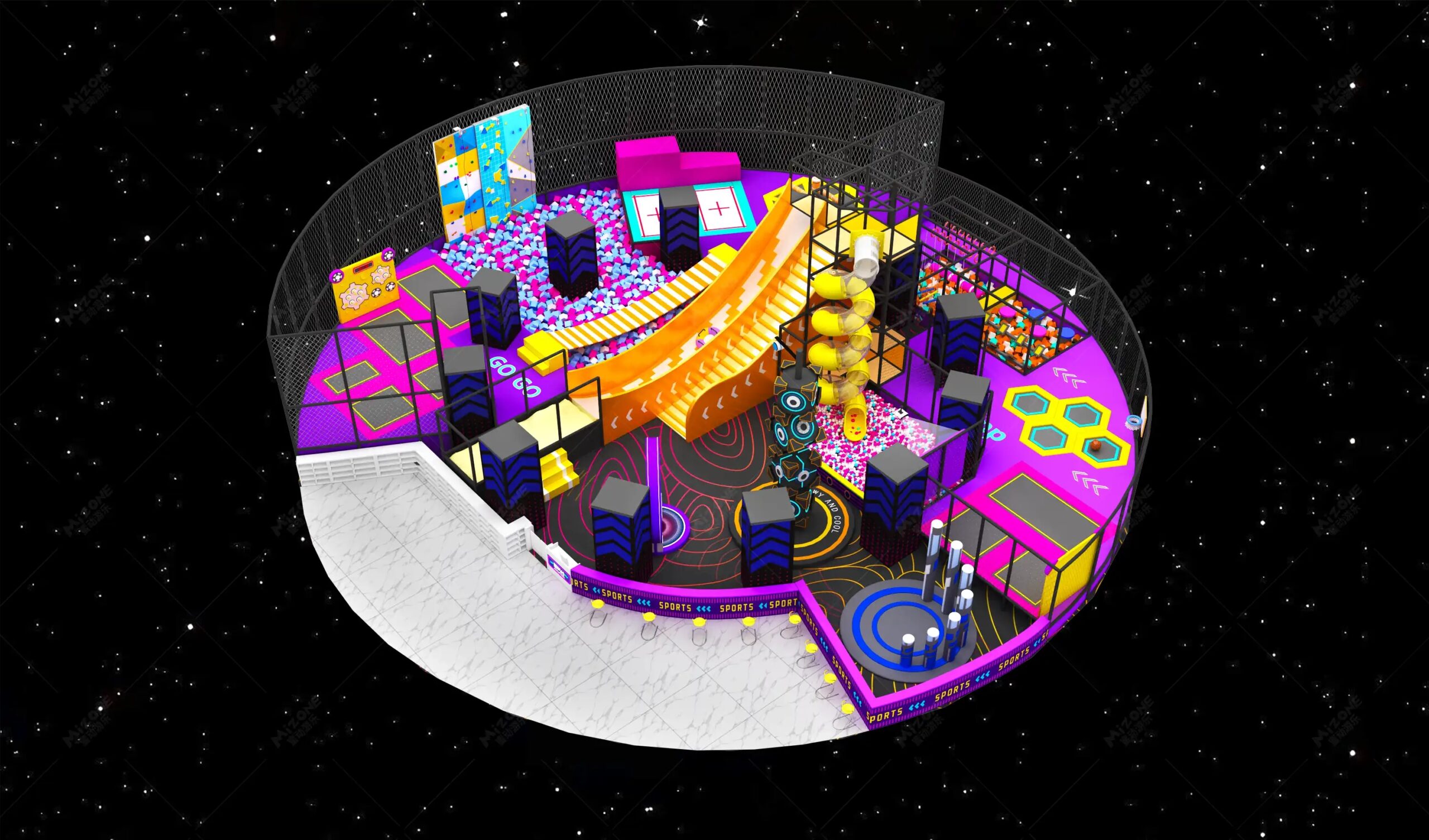 金華想開(kāi)室內(nèi)游樂(lè)場(chǎng)？找蜜動(dòng)游樂(lè)，源頭廠家一站式搞定設(shè)計(jì)運(yùn)營(yíng)