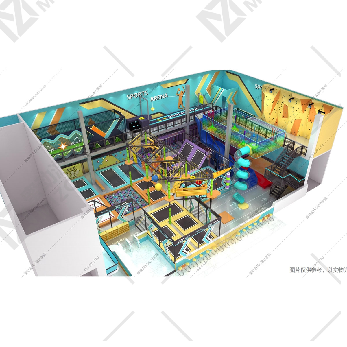 烏魯木齊開蹦床公園？找對源頭廠家是關(guān)鍵！蜜動游樂更靠譜