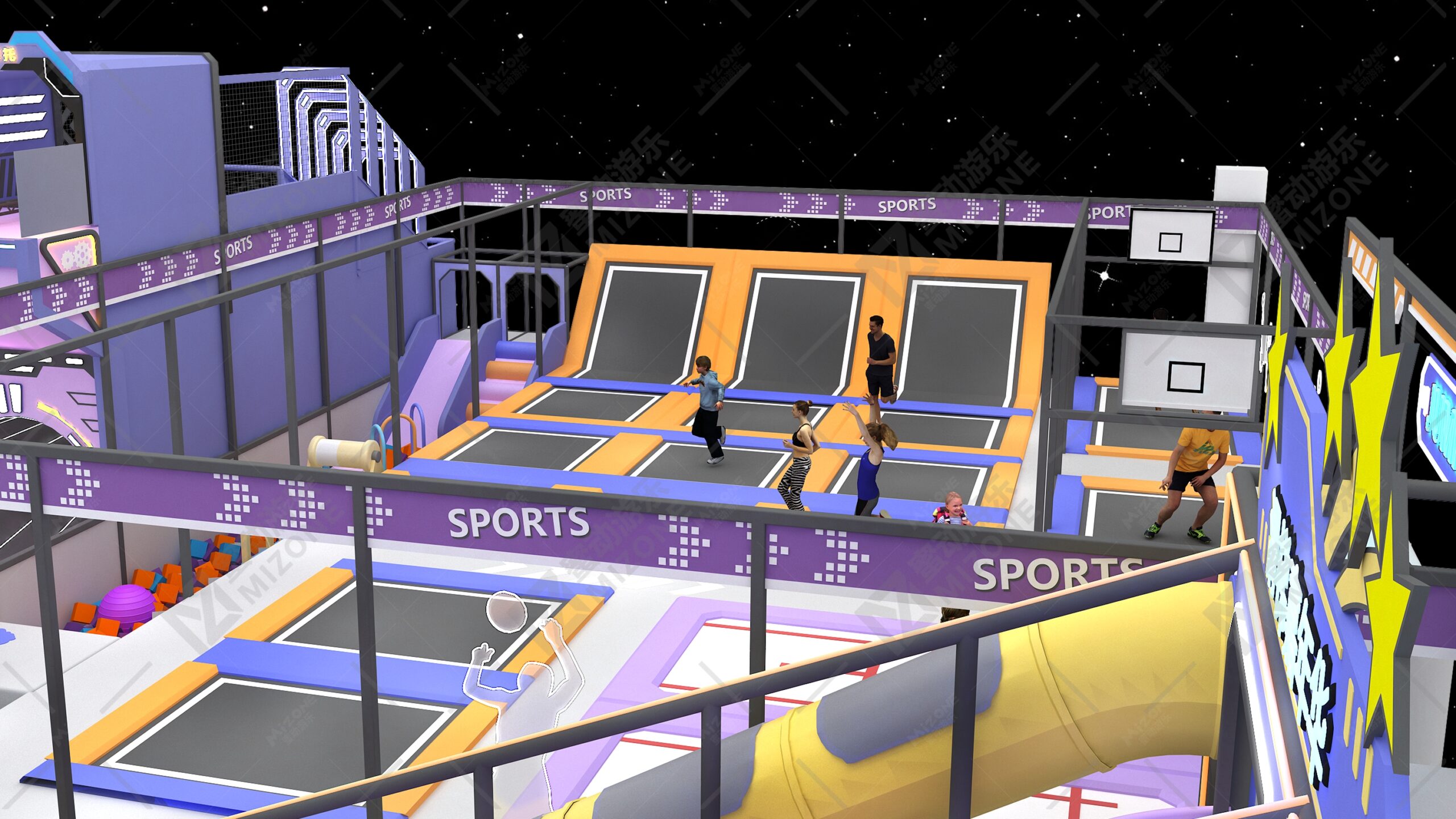 吉林想開蹦床公園？找蜜動游樂，源頭廠家質(zhì)量靠譜還省心