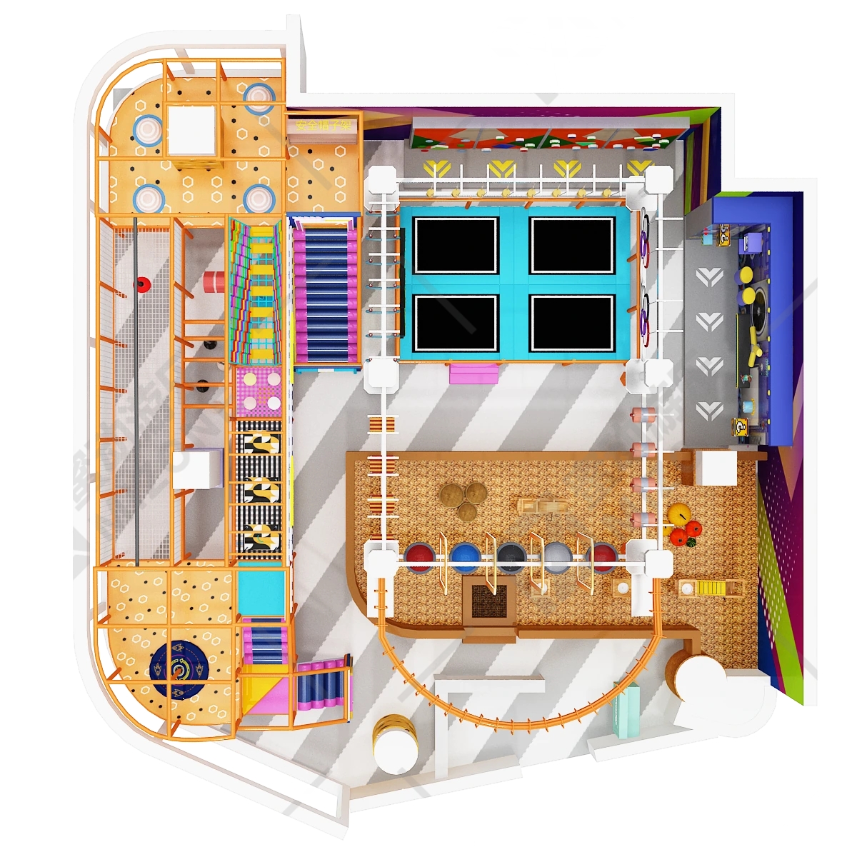 在東莞開蹦床館？找對源頭廠家能省不少事！推薦蜜動游樂